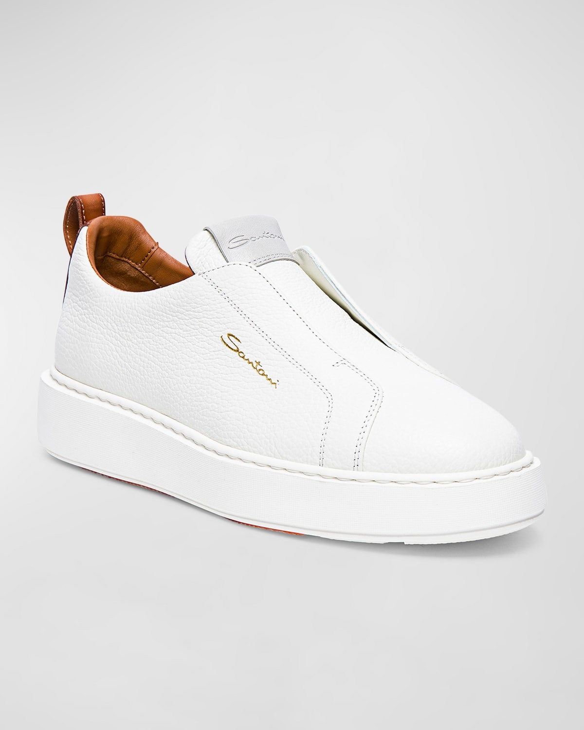 Vicky Leather Slip-On Sneakers - 2