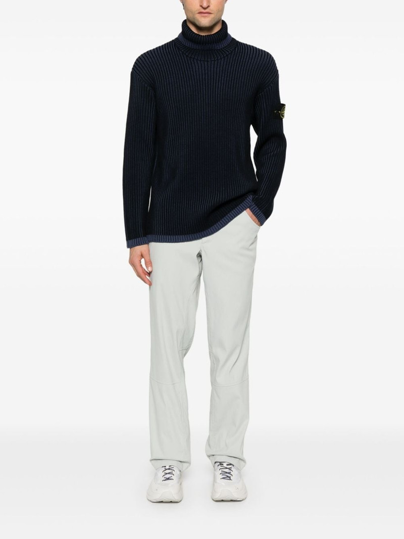 Stone Island ribbed sweater outlook