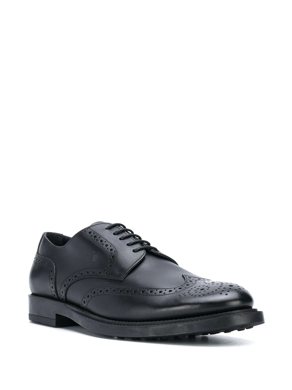 wingtip monogram brogues - 2