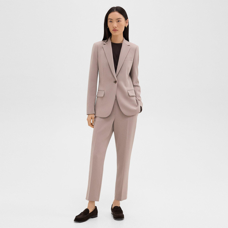 Theory Staple Blazer in Admiral Crepe outlook