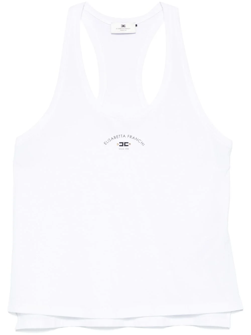 logo-print tank top - 1