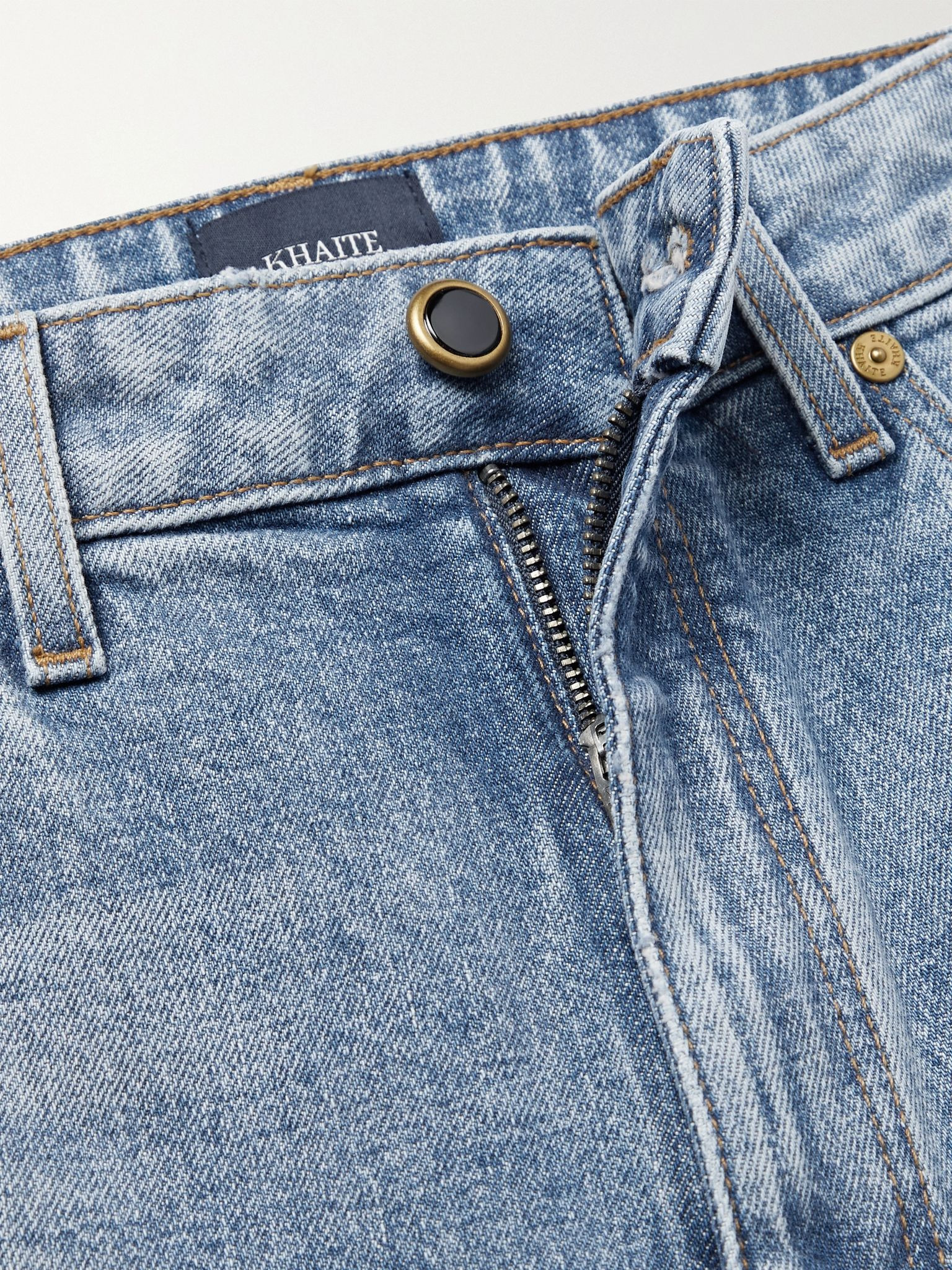 Danielle Stretch high-rise straight-leg jeans Blue - 5