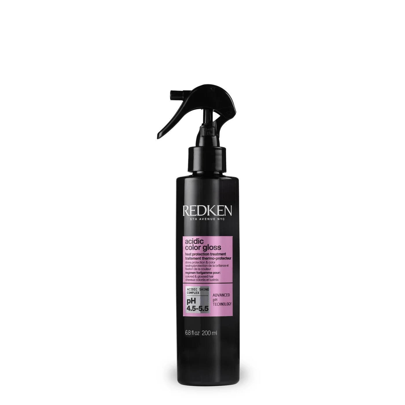 Acidic Color Gloss Heat Protection Leave-In Treatment - 1