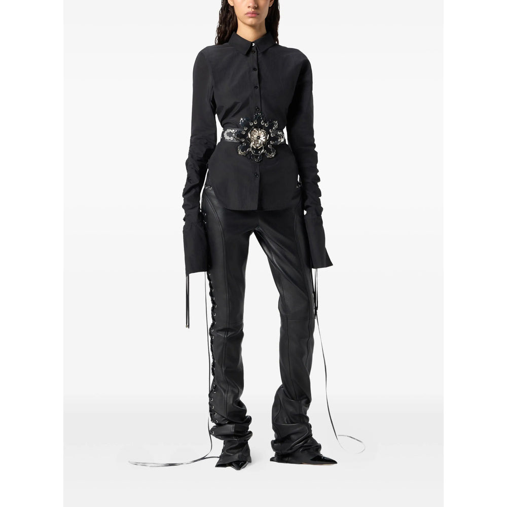 Blumarine Black Trousers - Flared Trousers Women - 3
