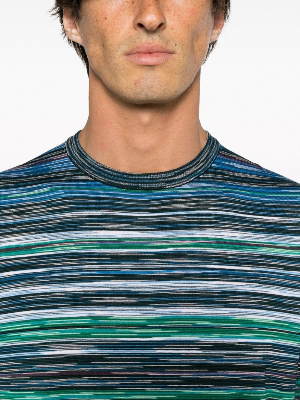 striped cotton t-shirt - 5