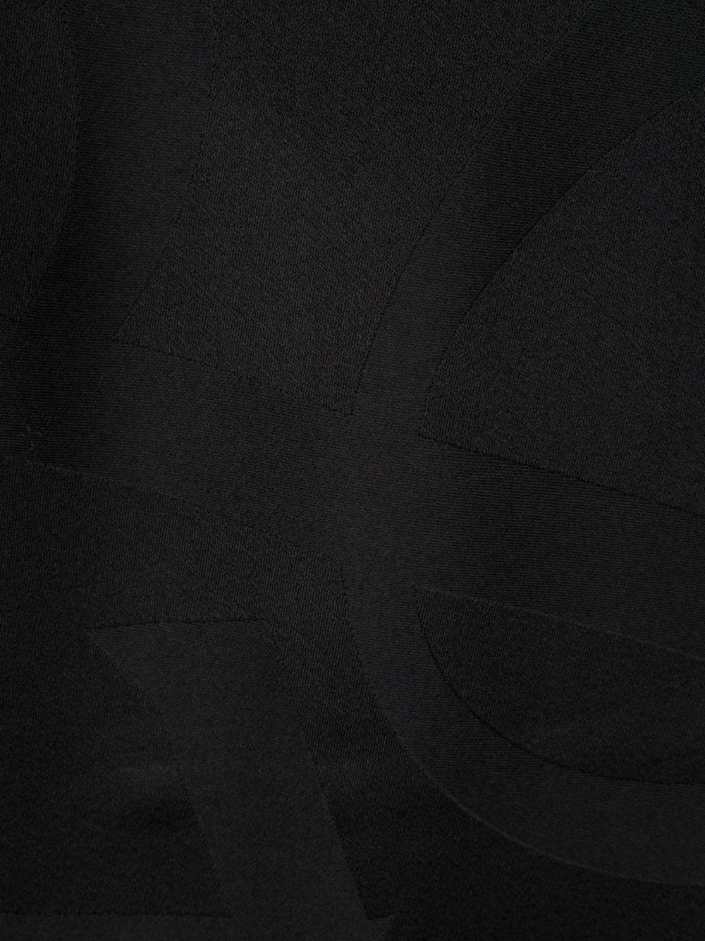 jacquard-logo wool scarf - 2
