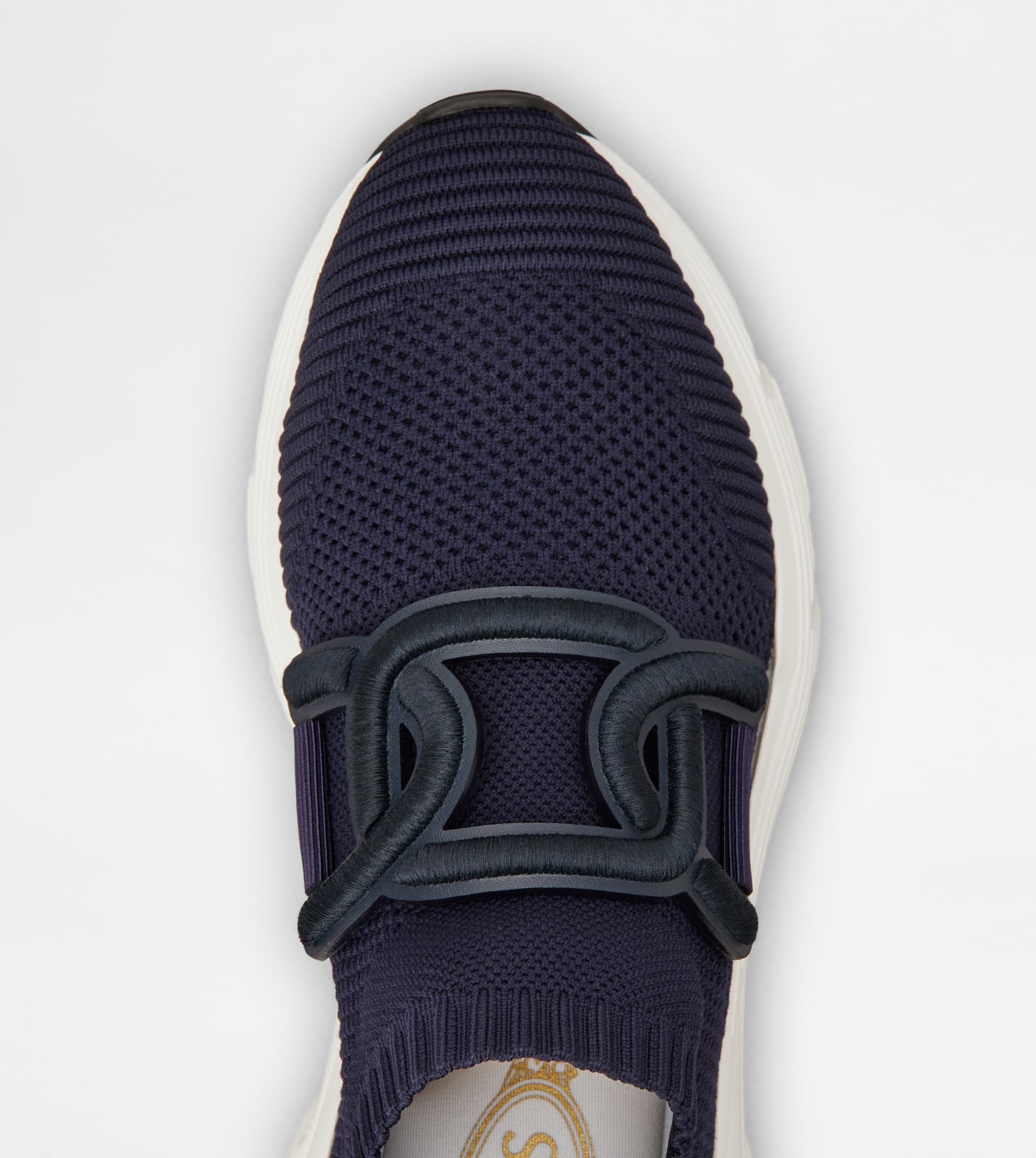 KATE SLIP-ON SNEAKERS IN FABRIC - BLUE - 4