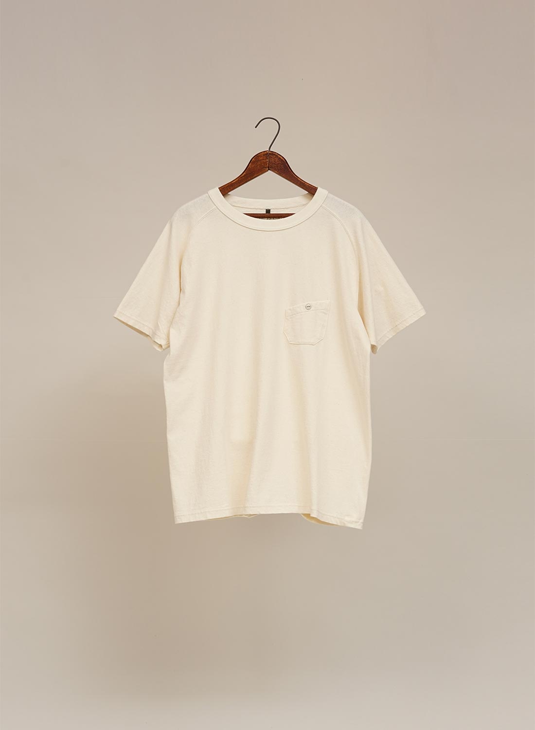 5.6oz Basic T-Shirt in Ivory - 1
