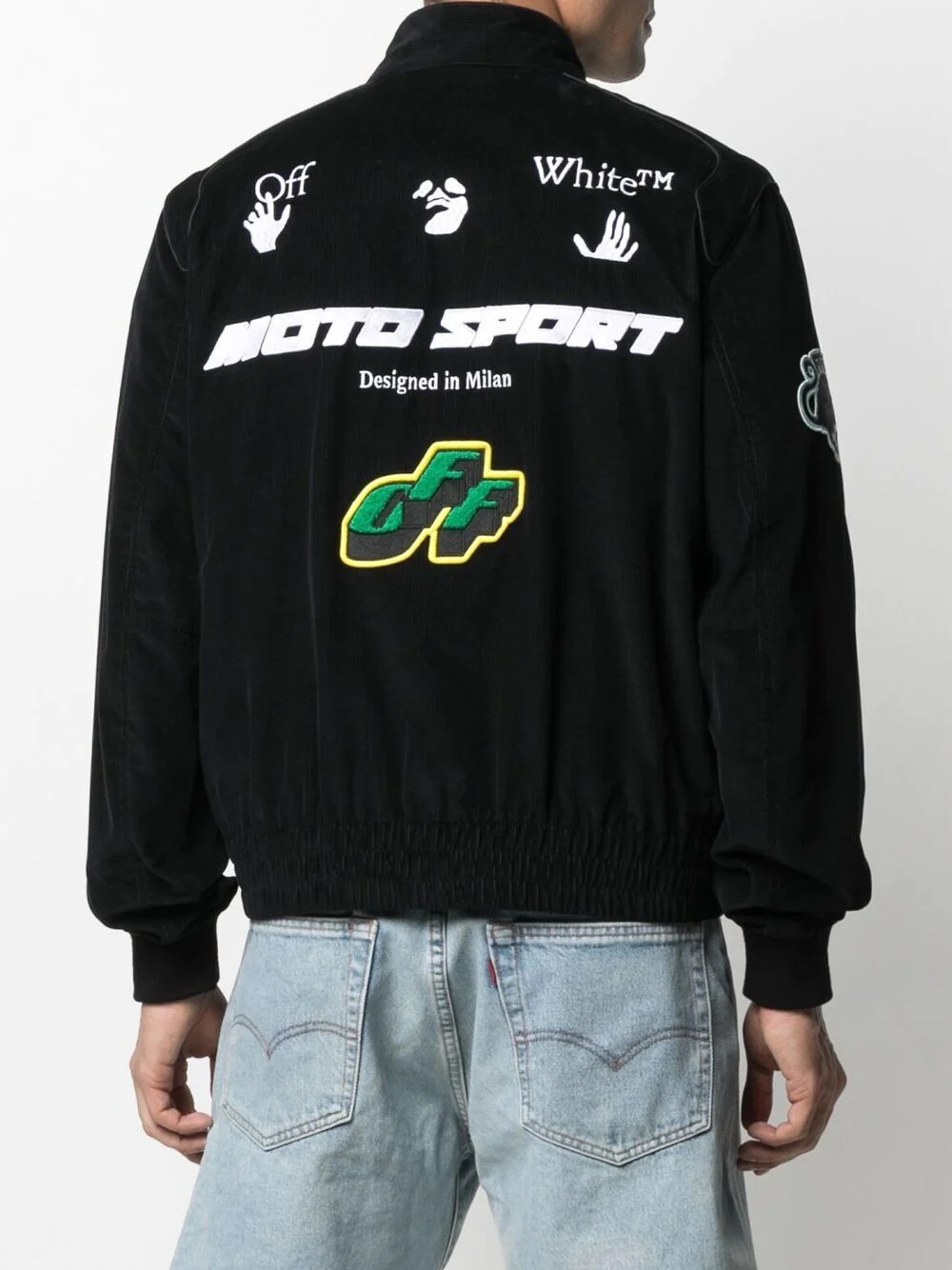 logo-patch sports jacket - 4