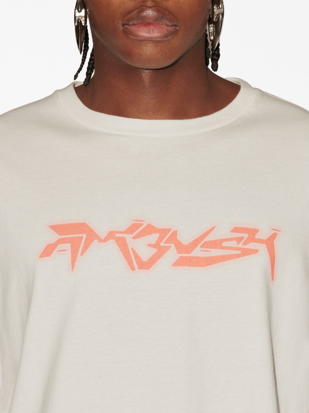 logo-print T-shirt - 6