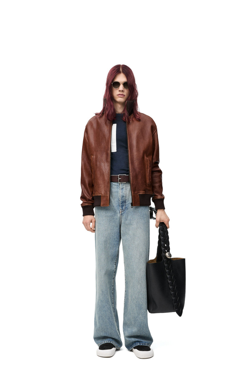 Loewe Zip-up jacket in nappa lambskin outlook