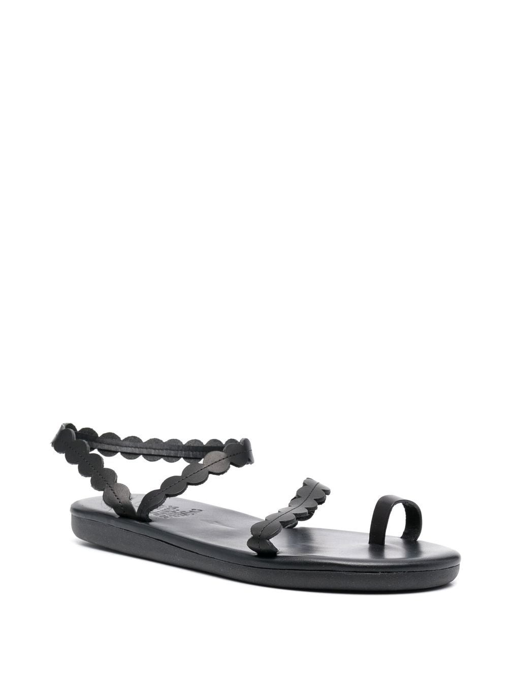 leather toe-strap sandals - 2