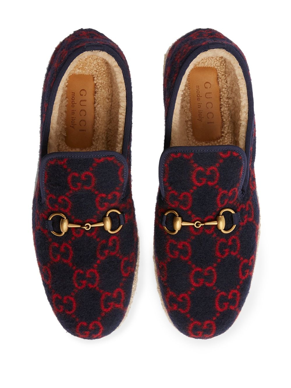 GG wool loafers - 4