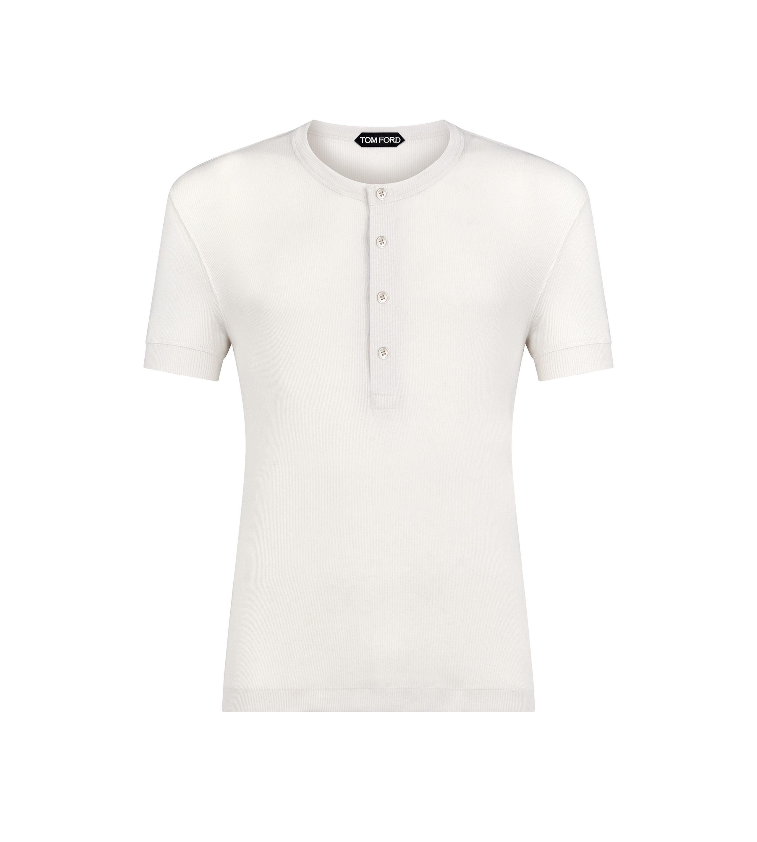 LYOCELL COTTON RIB HENLEY - 1