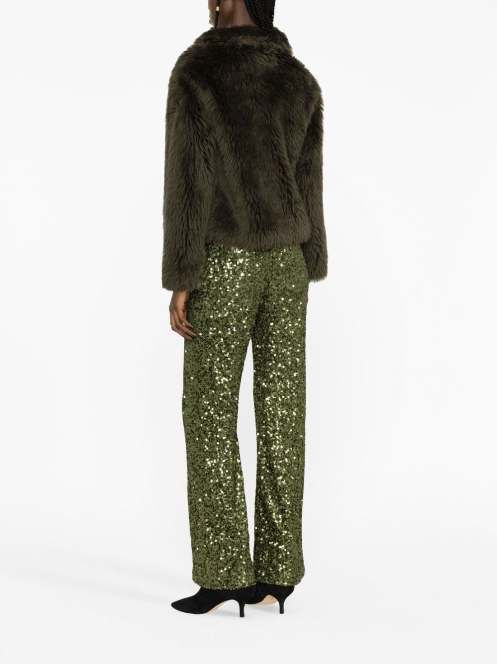 long-haired woven wool jacket - 3