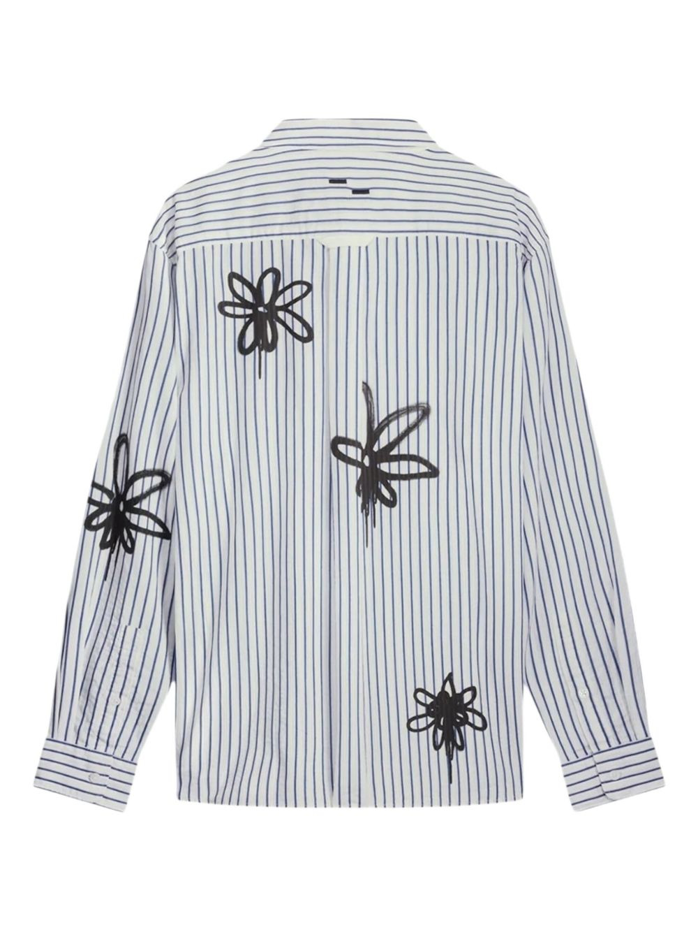 striped floral shirt - 5