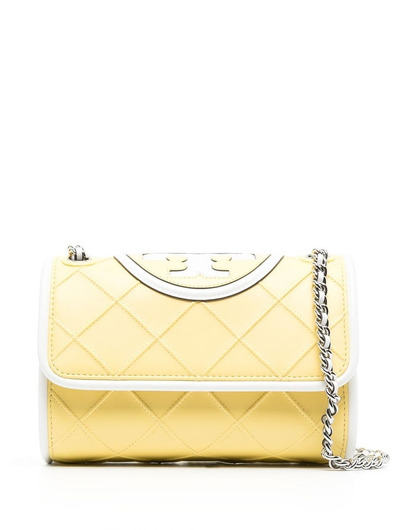 embossed and quilted cross-body bag 1
