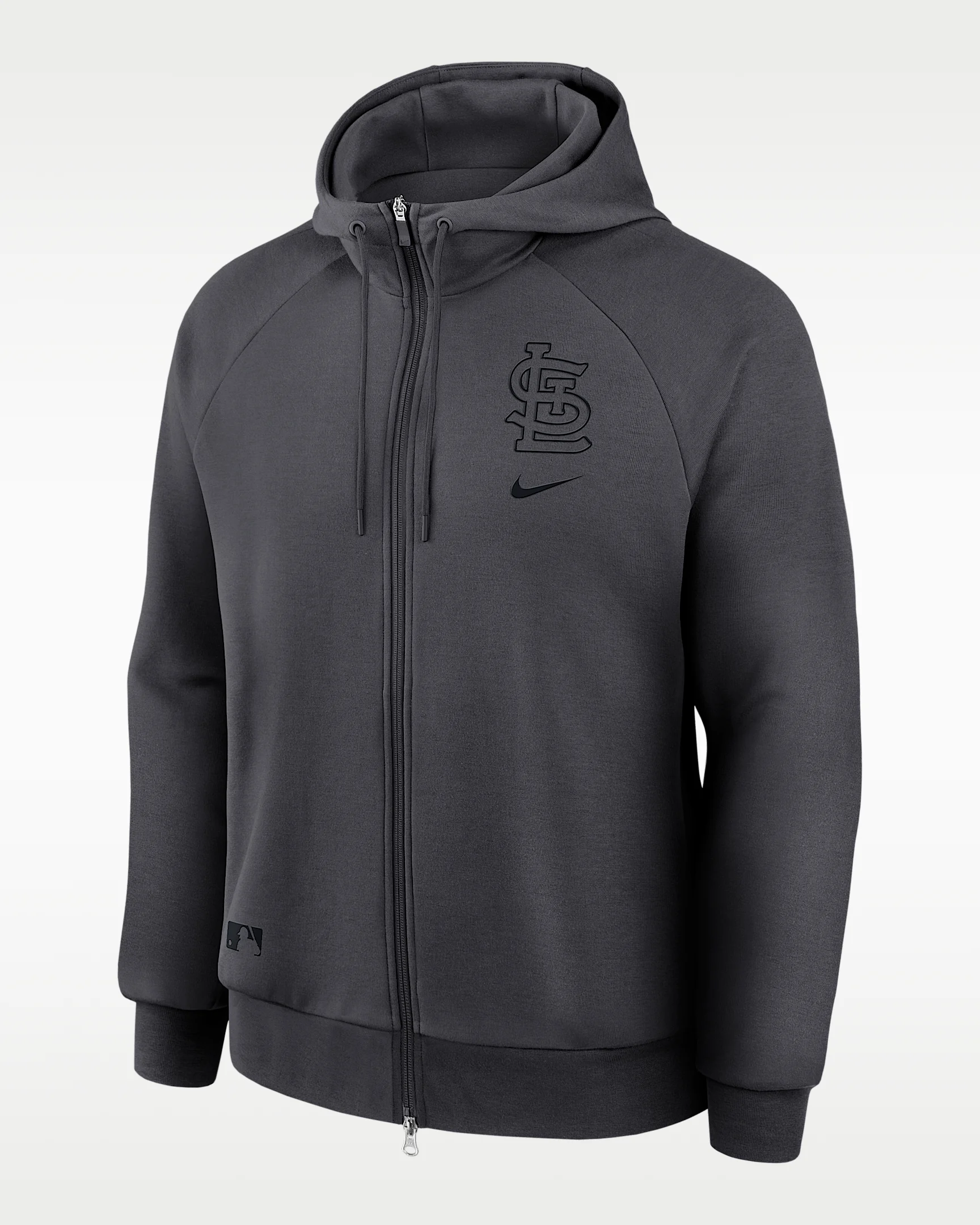 St. Louis Cardinals Authentic Collection Men's Nike Dri-Fit MLB Full-Zip Hoodie - 1