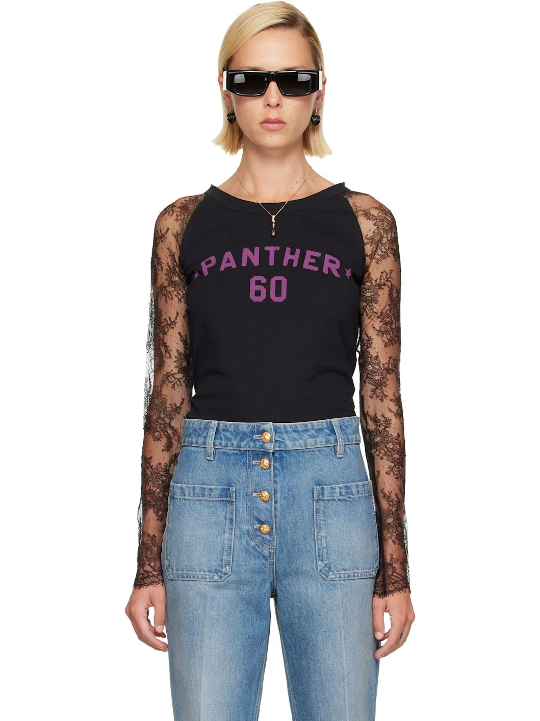 Black Lace 'Panther 60' T-shirt - 1