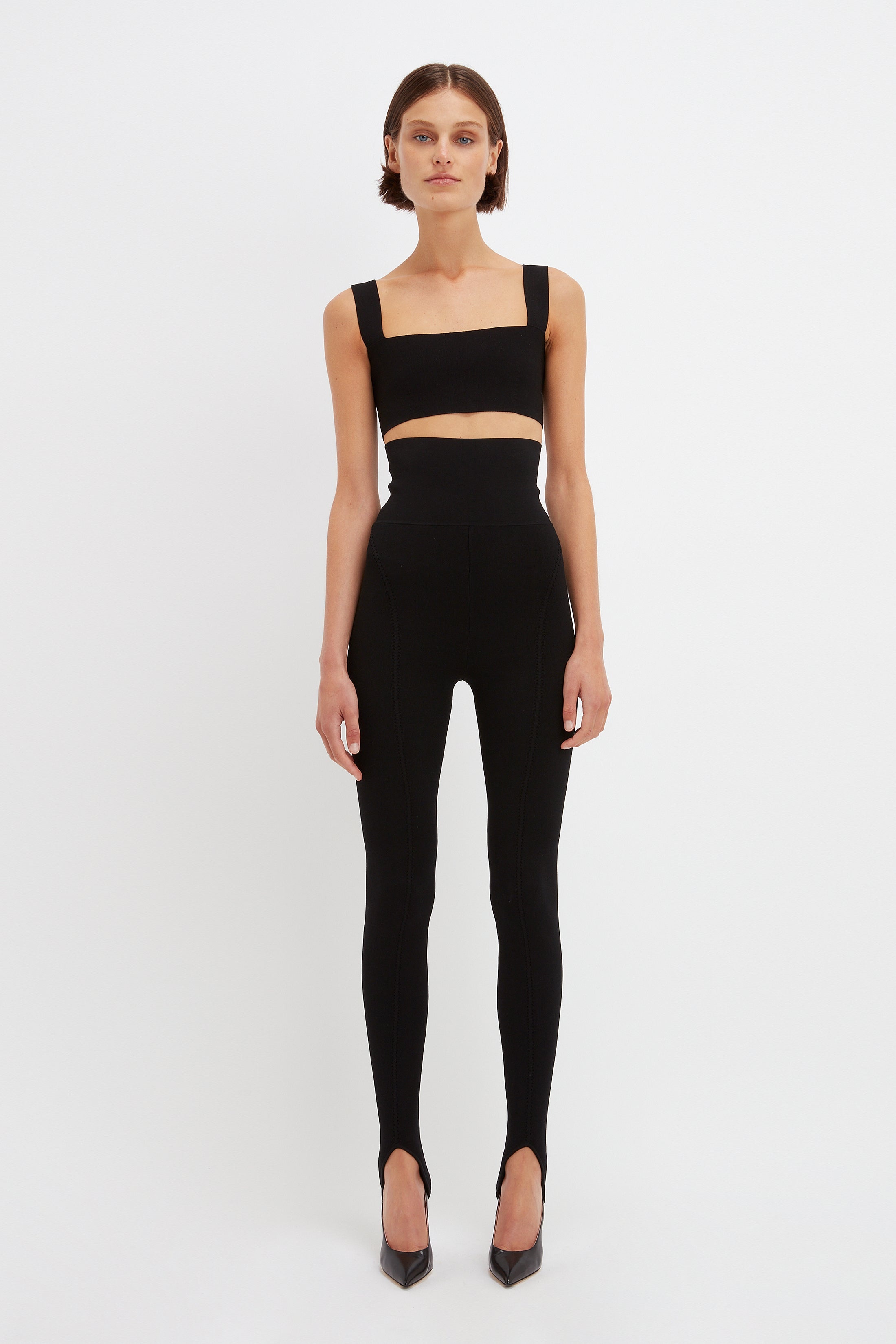 VB Body Stirrup Legging in Black - 2