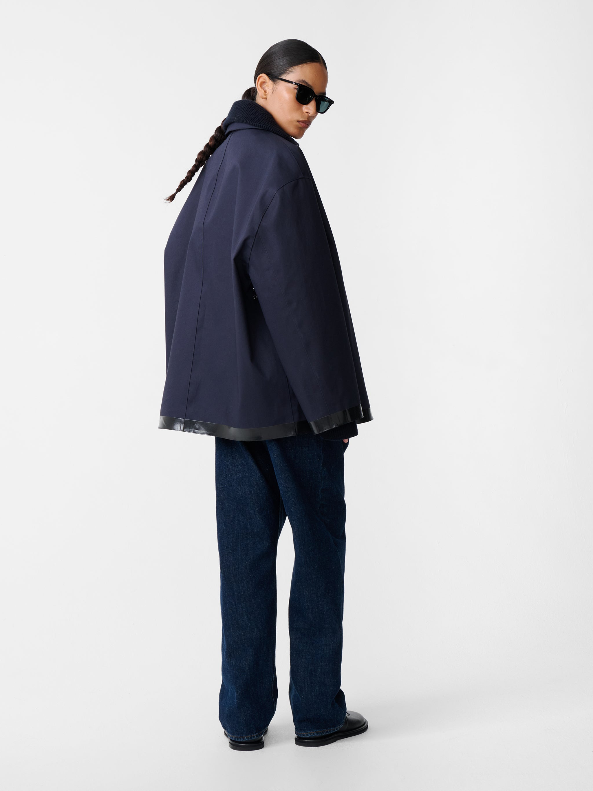 SN x Mackintosh Teviot Short Mac Coat - 4