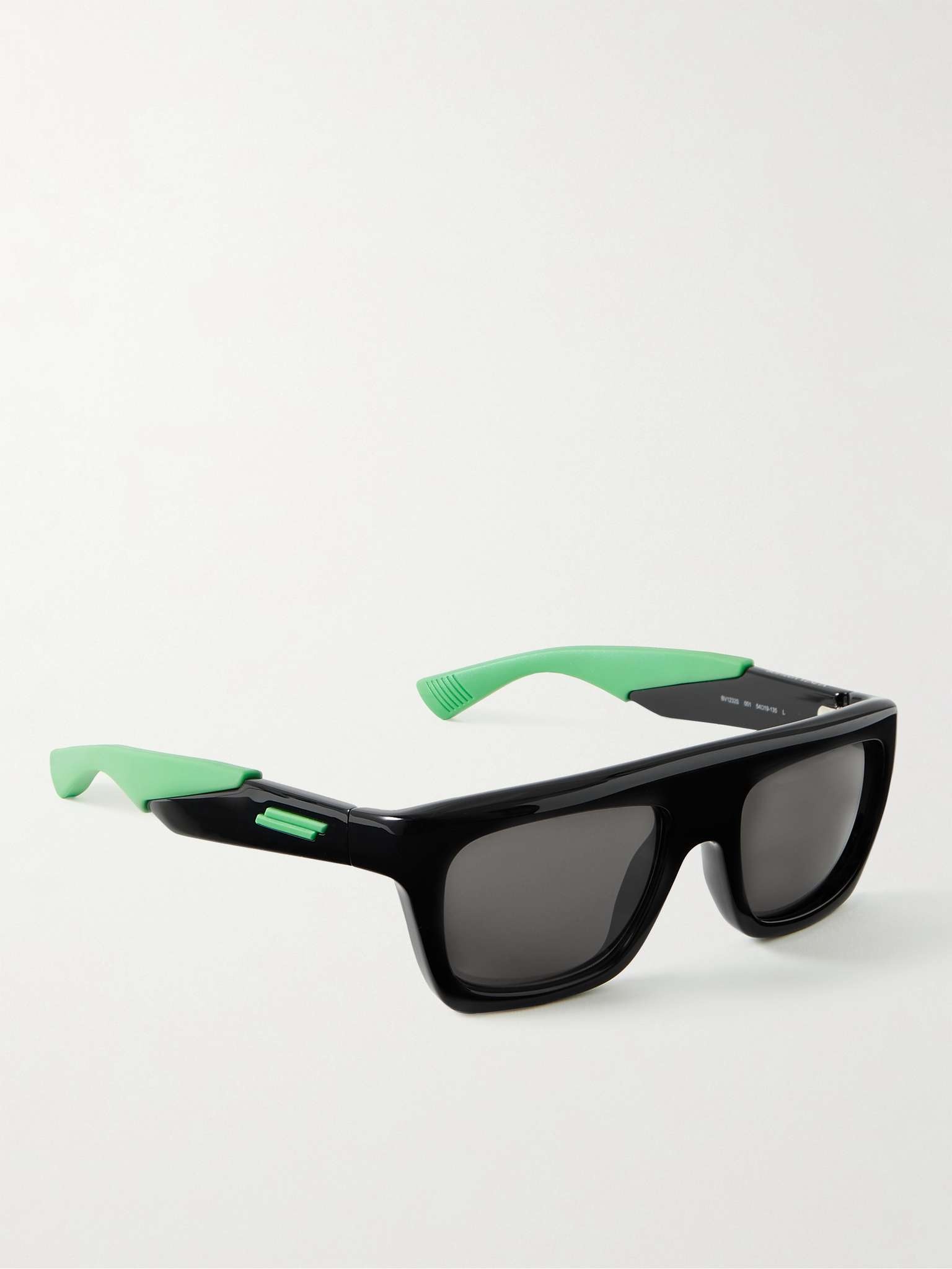 Square-Framed Rubber-Trimmed Acetate Sunglasses - 3