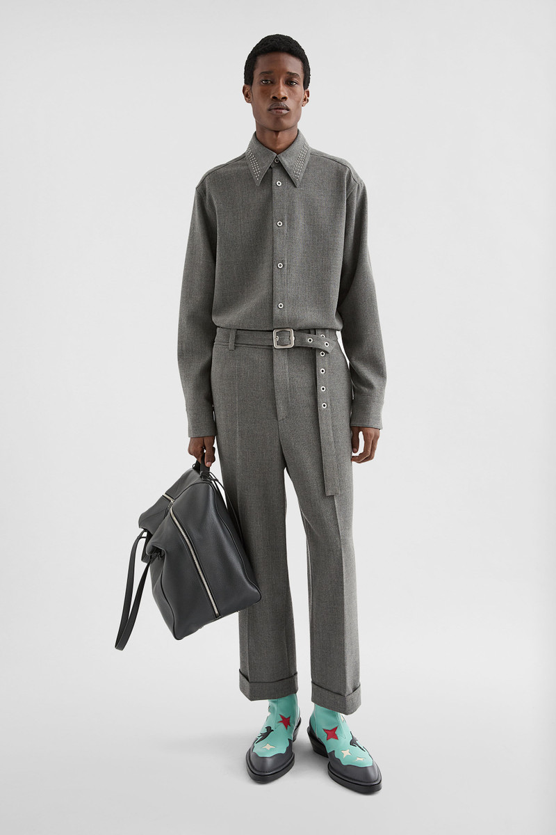 Jil Sander Wool Canvas Shirt outlook