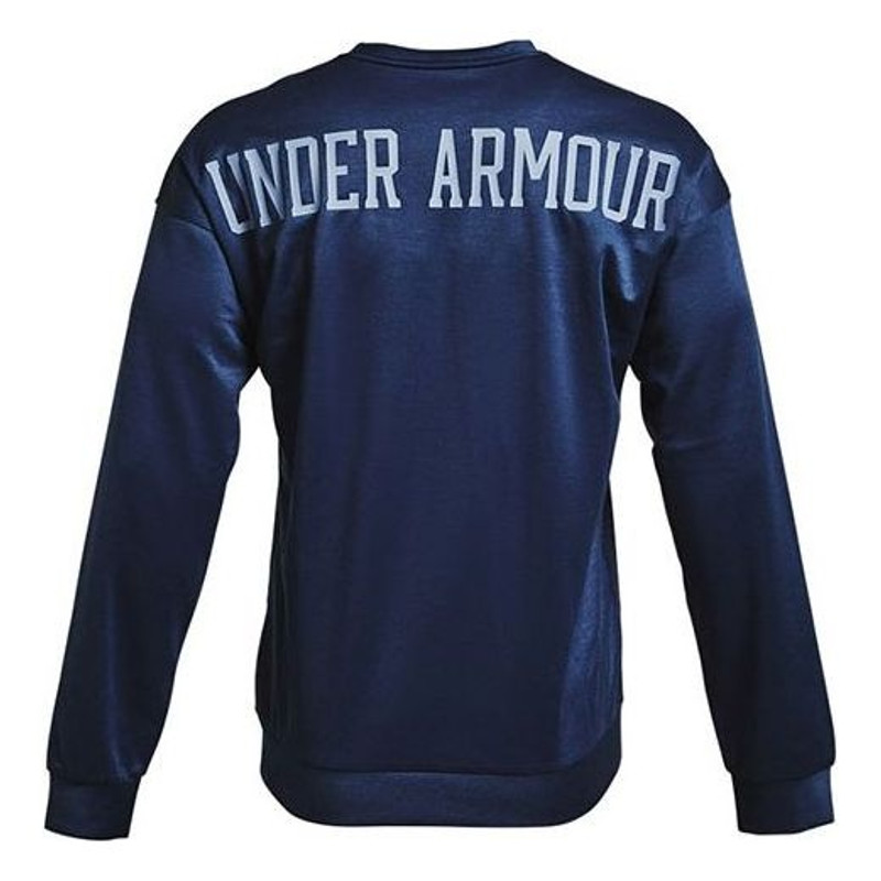 Under Armour Men's Under Armour Recover Round Neck Training Loose Sports Navy Blue 1361757-408 outlook