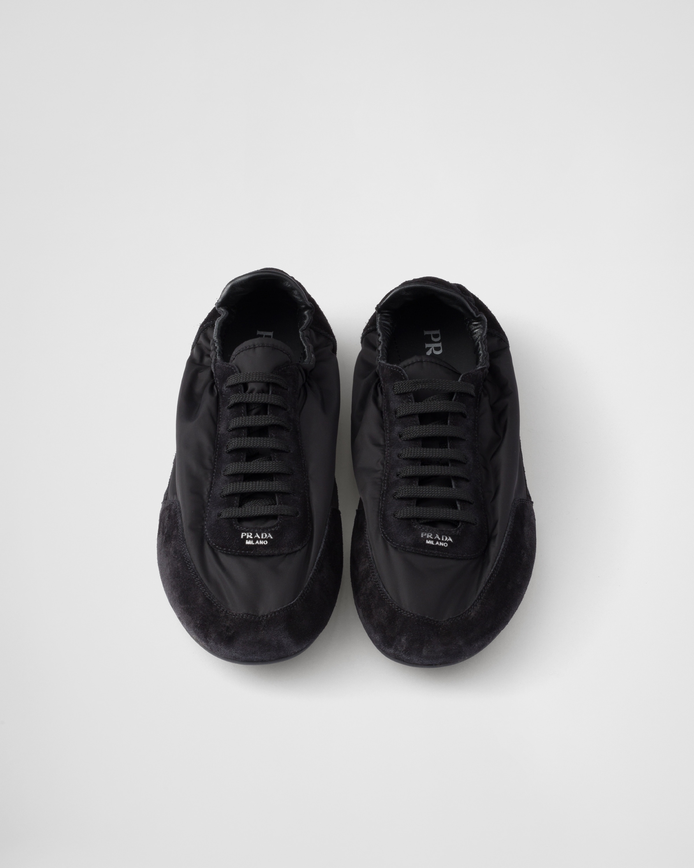 Collapse Re-Nylon and suede sneakers - 4