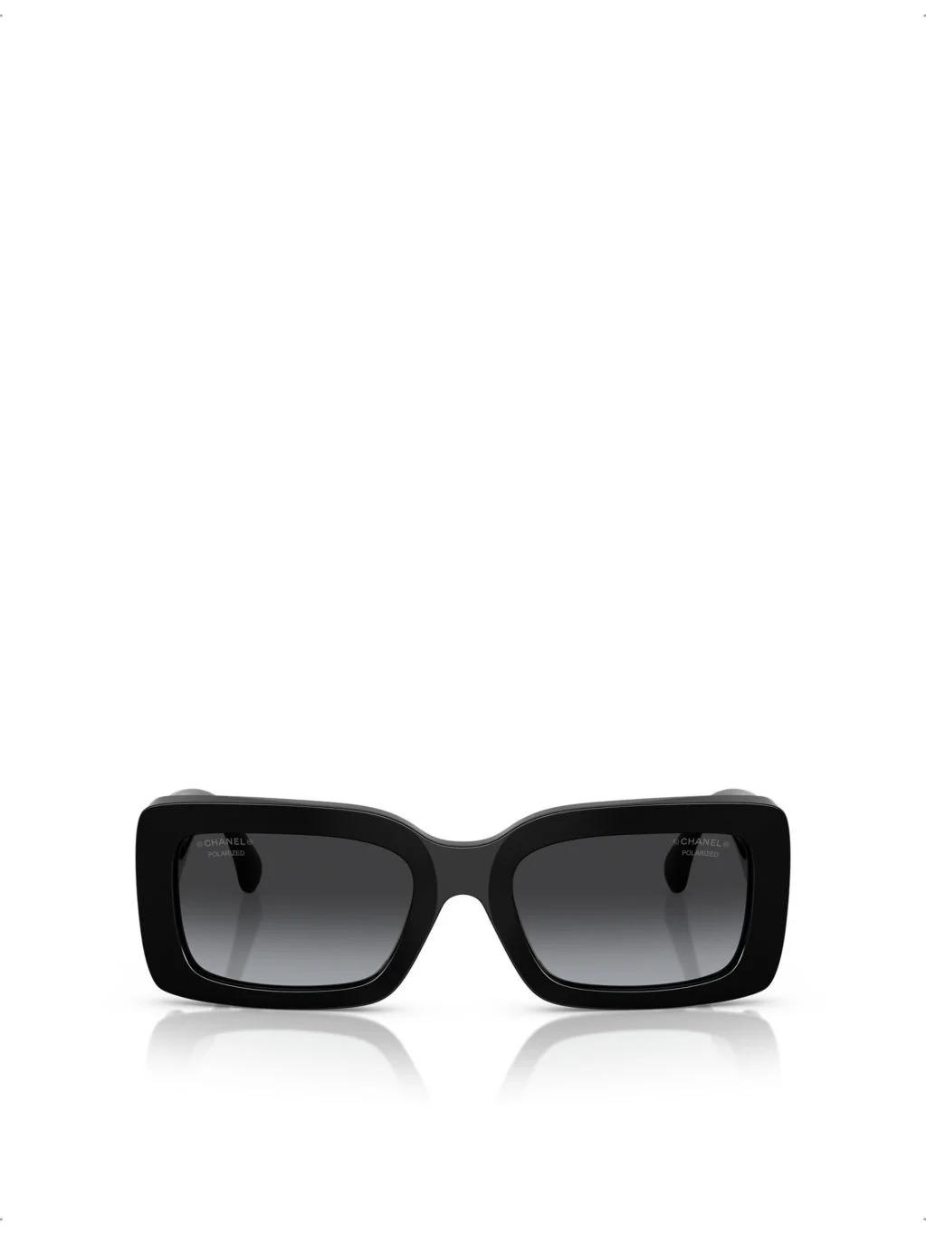 CH5534 Polarised Rectangle-Frame Acetate Sunglasses - 1