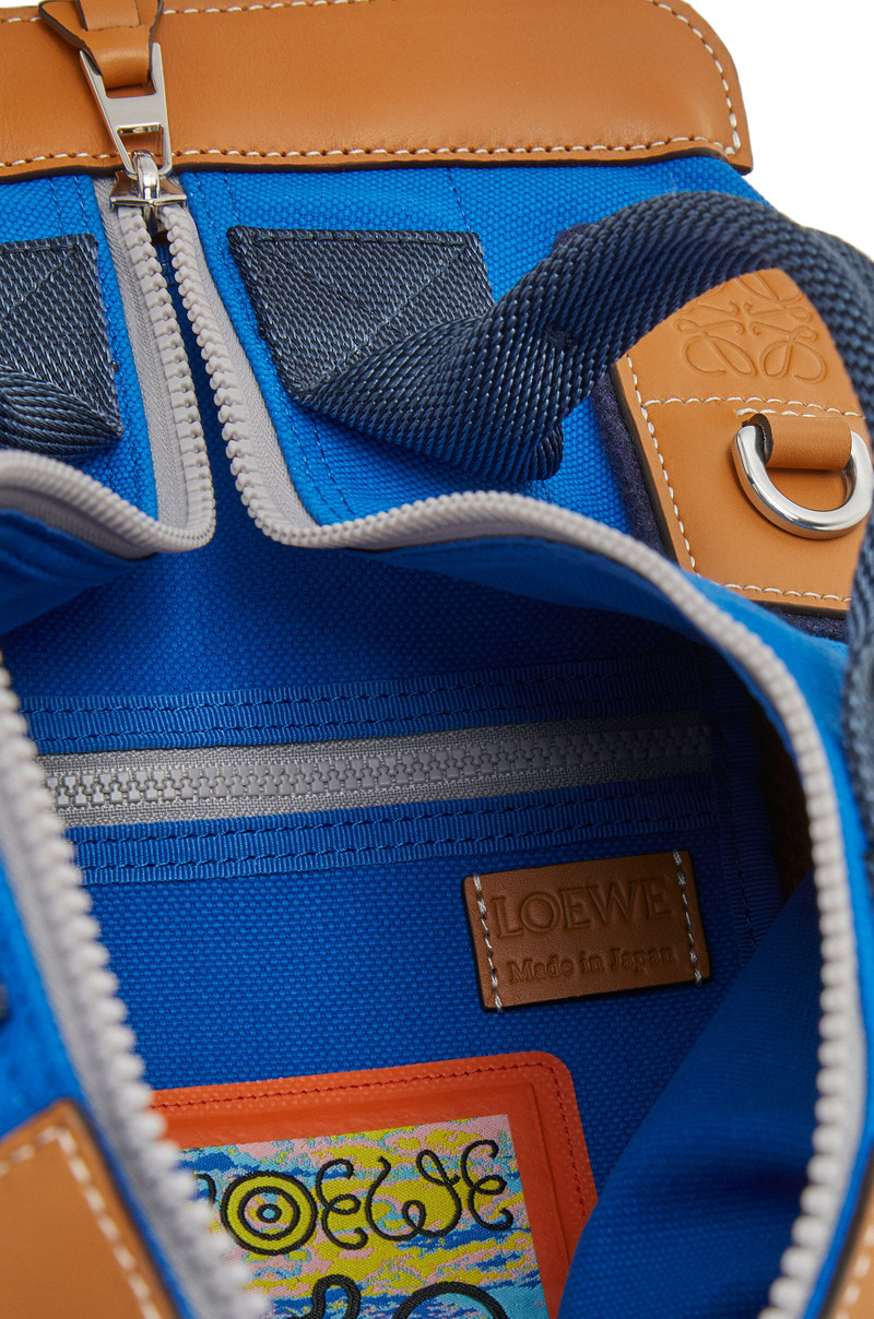 Convertible backpack in canvas 4