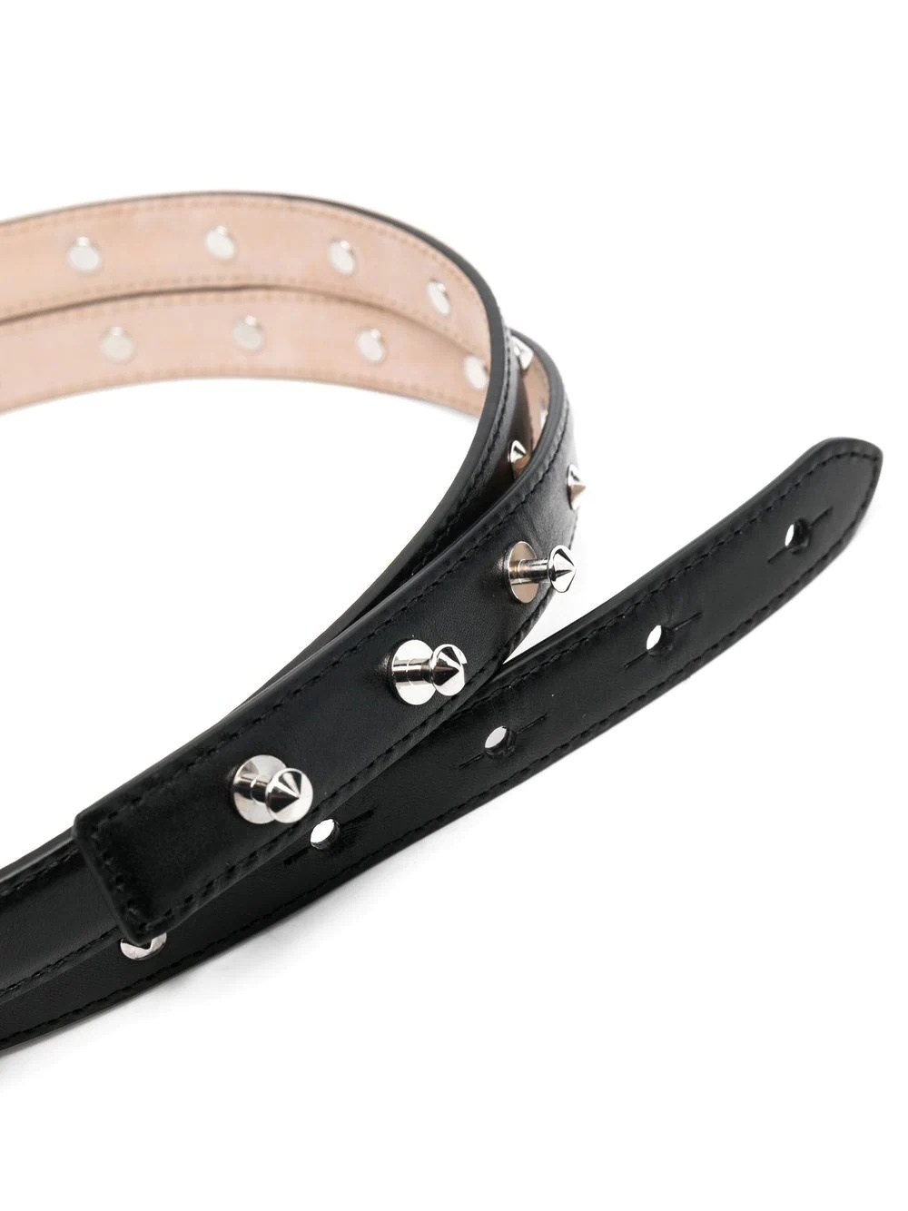 studded leather belt - 2