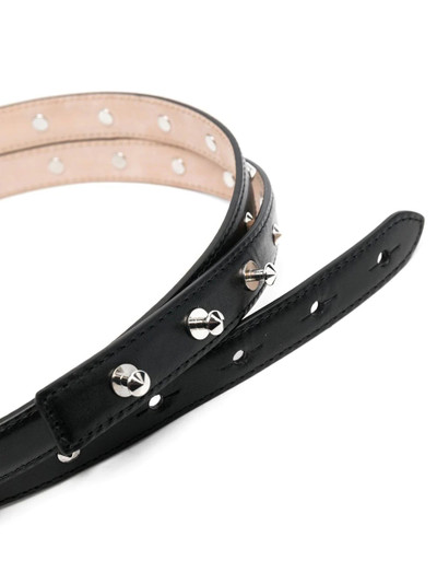 Alexander McQueen studded leather belt outlook