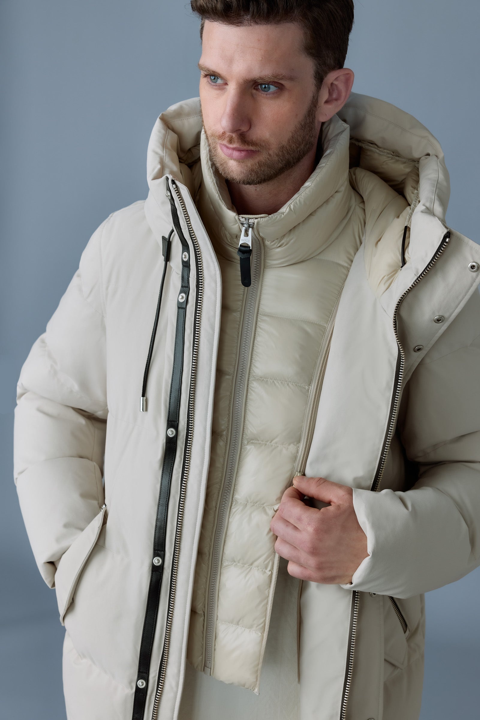 GRAYDON 2-in-1 lustrous light down jacket - 5