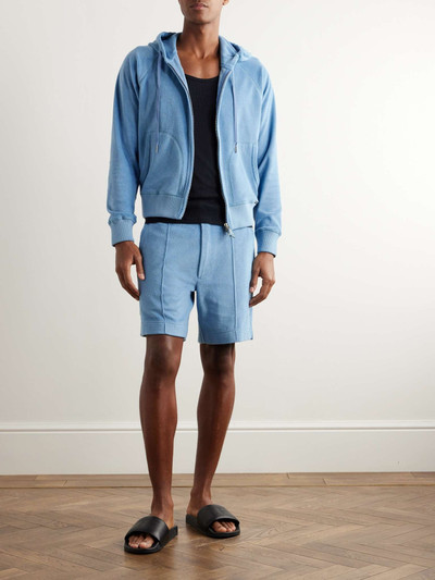 TOM FORD Straight-Leg Cotton-Terry Shorts outlook