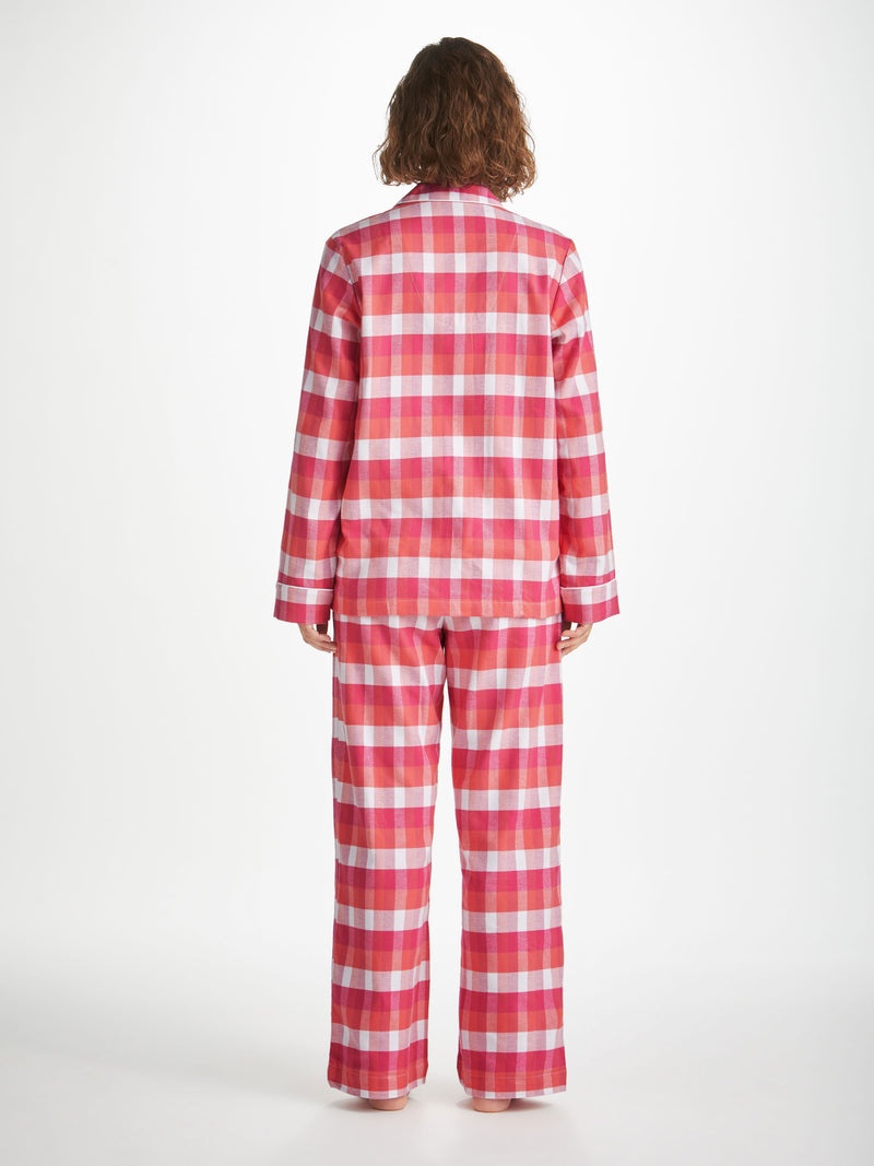 Women's Pajamas Kelburn 39 Brushed Cotton Pink - 4