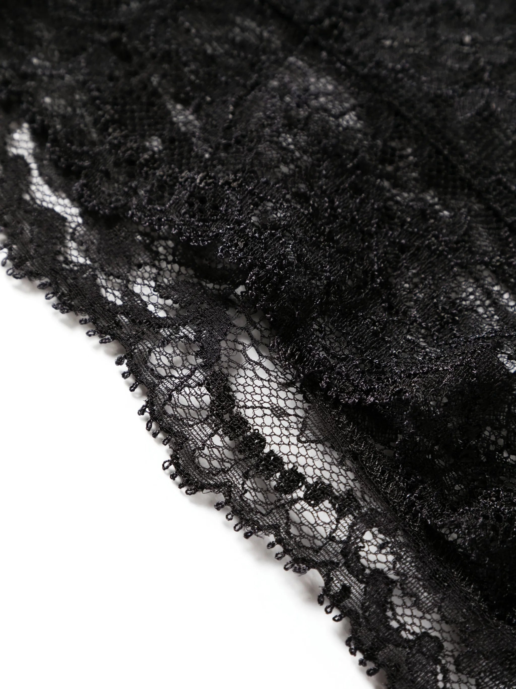 floral-lace high-waisted briefs - 3