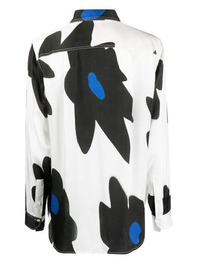 Paul Smith long-sleeve abstract-print shirt outlook