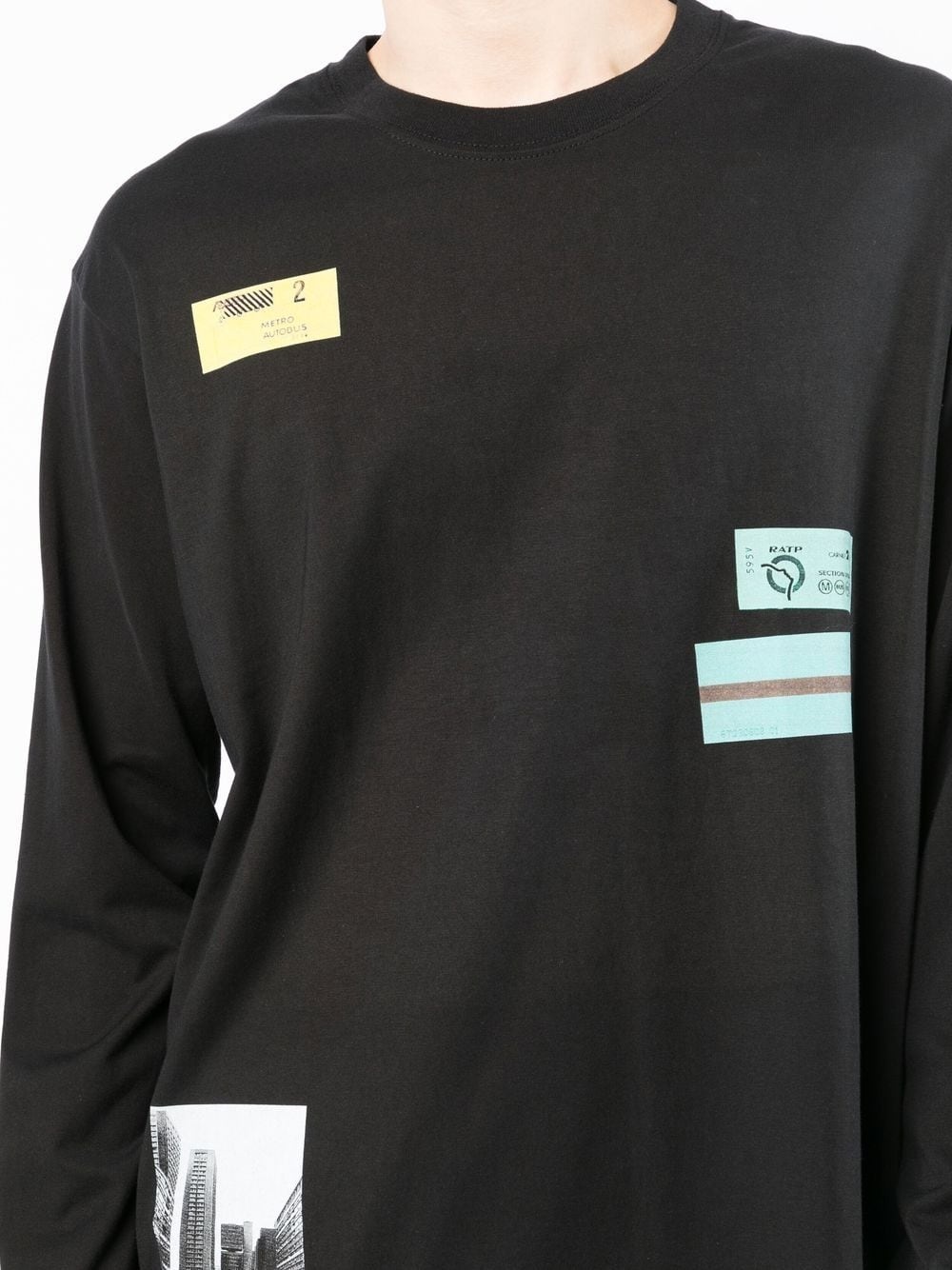 logo-print long-sleeve T-shirt - 5