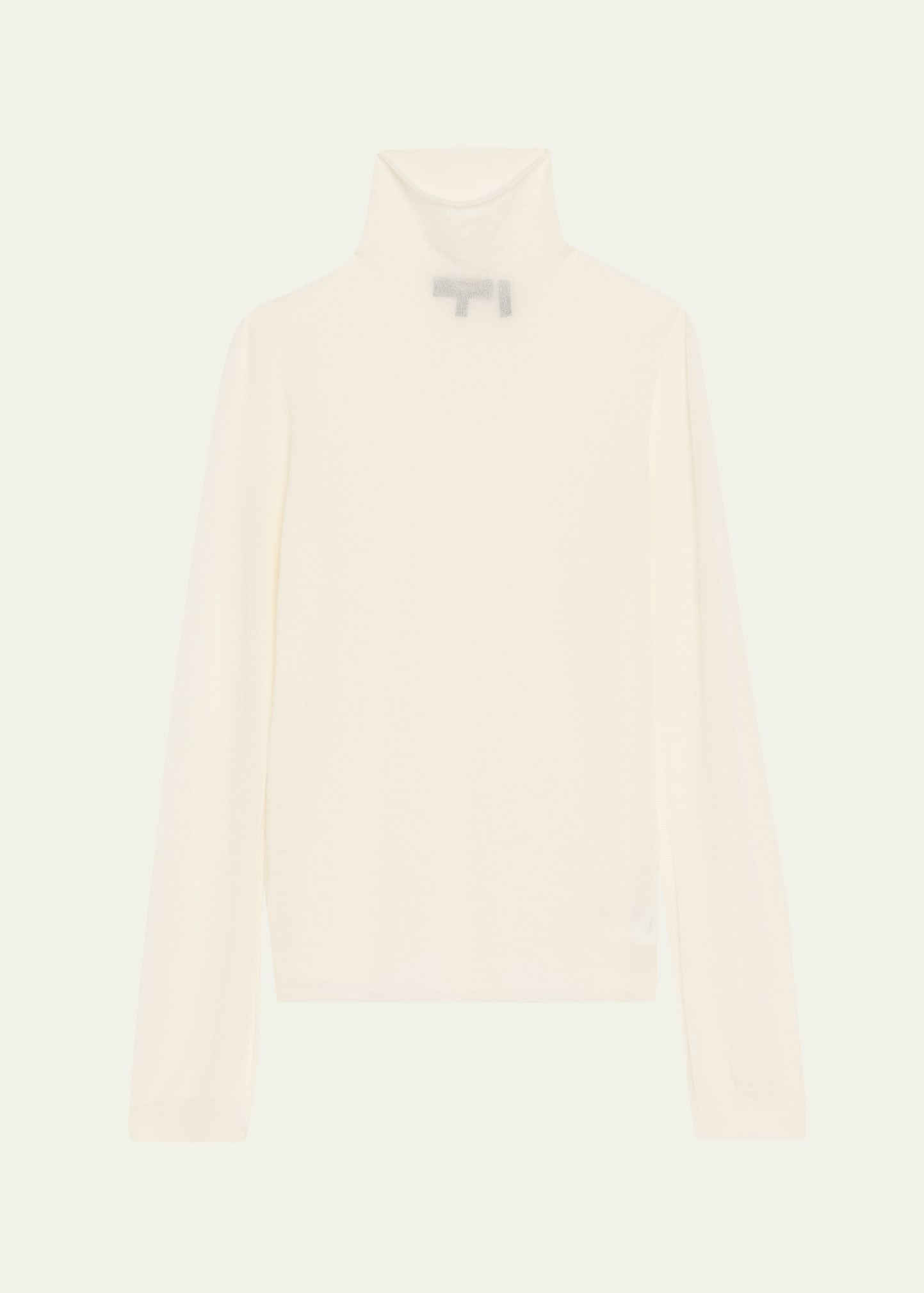Wool-Blend Turtleneck Sweater - 1
