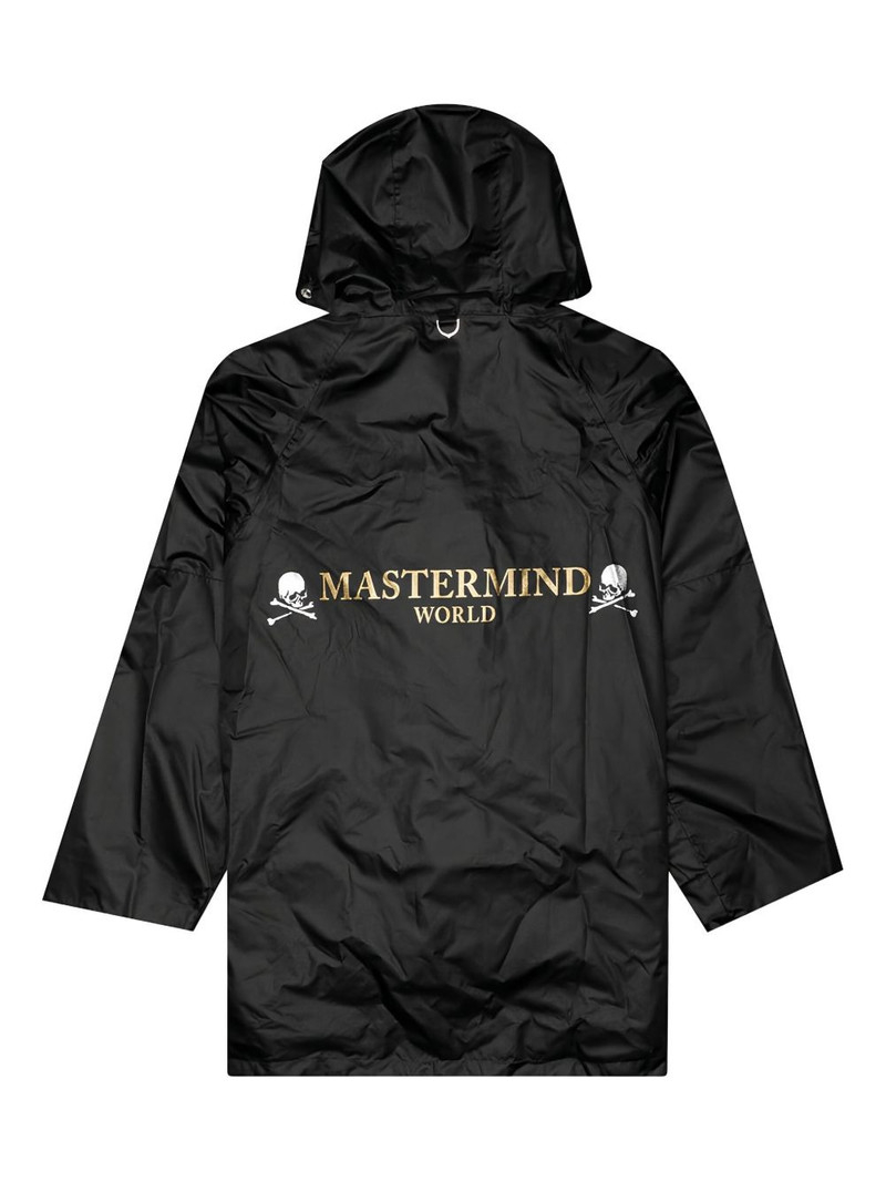 MASTERMIND WORLD skull-print hooded windbreaker outlook