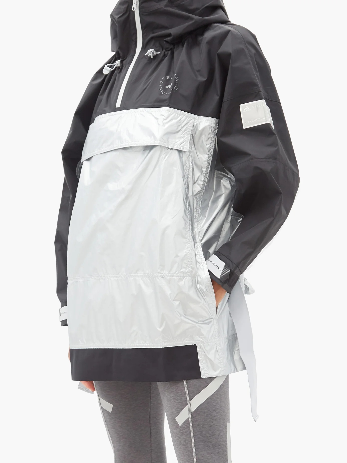 Recycled-ripstop oversized hooded jacket - 6