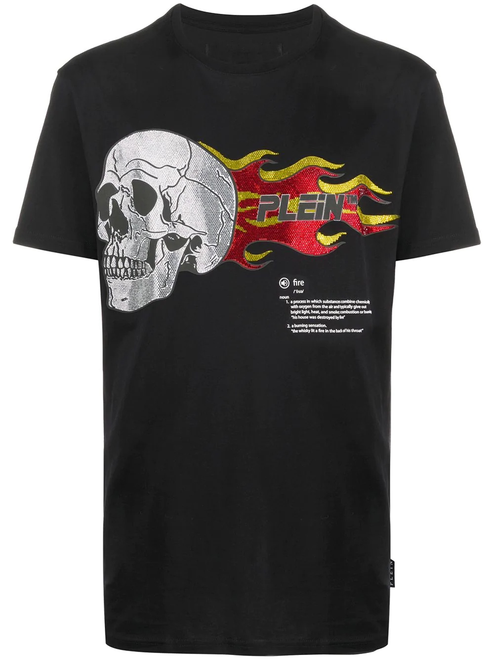 skull print T-shirt - 1