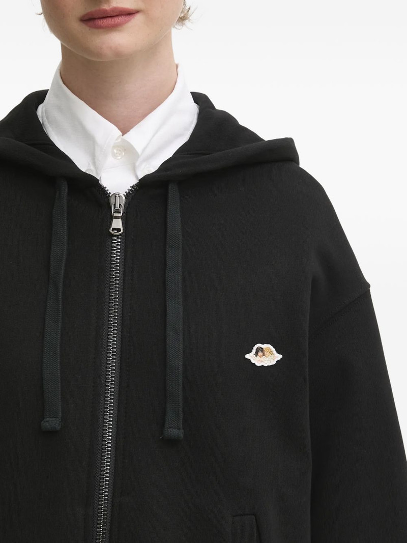angels-patch zip-fastening hoodie 5