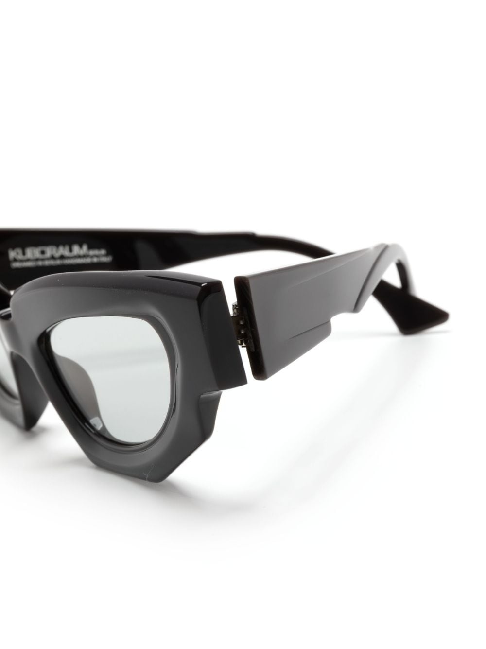 asymmetric-frame tinted sunglasses - 3