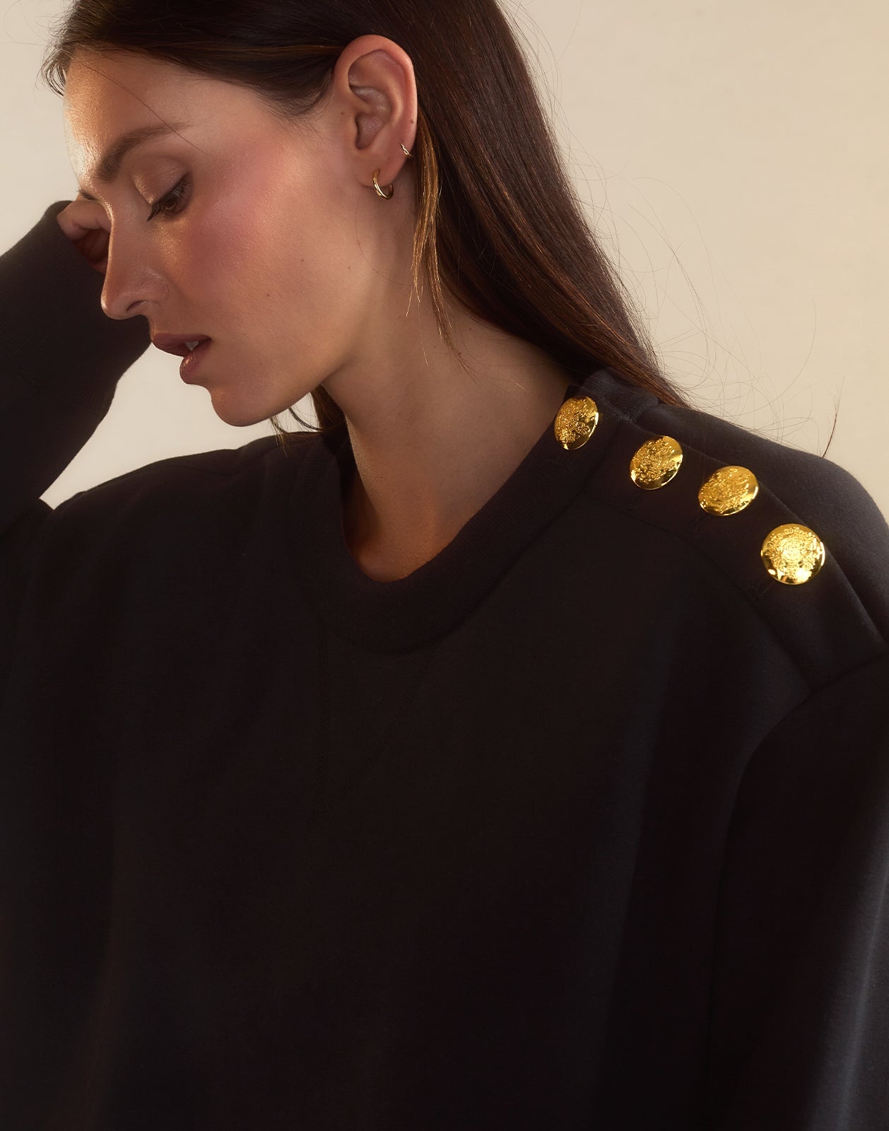 Button Up Sweatshirt - 7