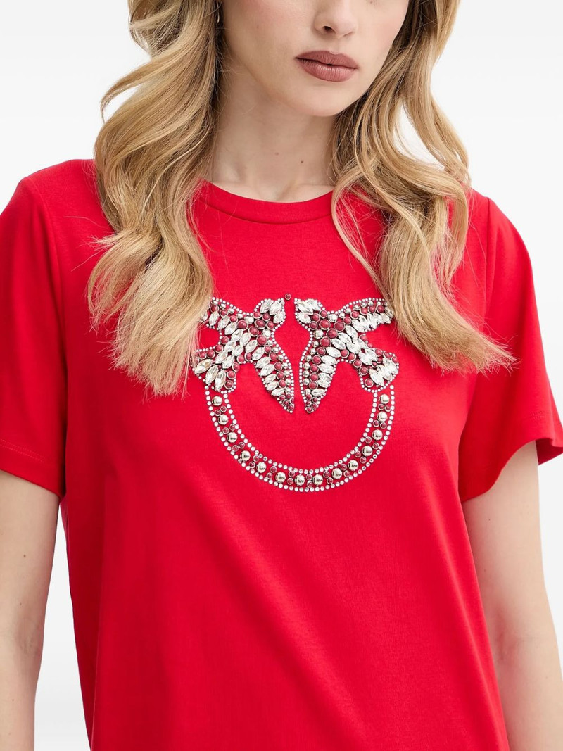 logo-embellished mini T-shirt dress 4