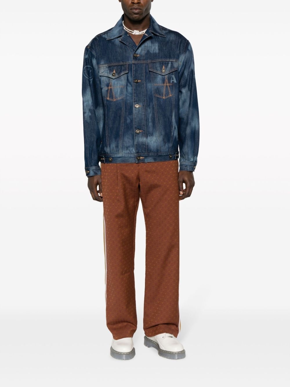 Signature tie-dye denim jacket - 2