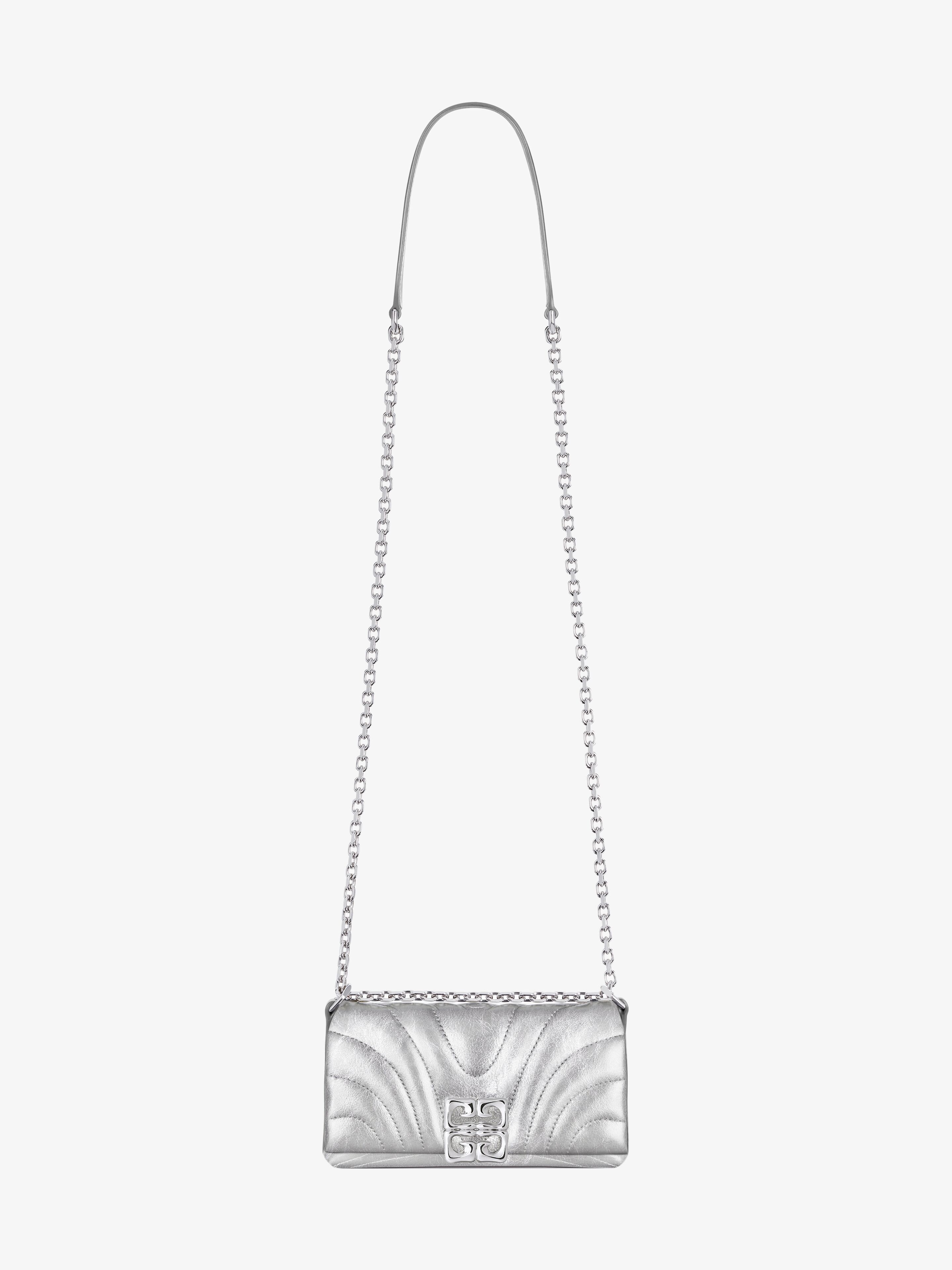 4G LIQUID WALLET ON CHAIN IN LAMINATED QUILTED LEATHER - 3