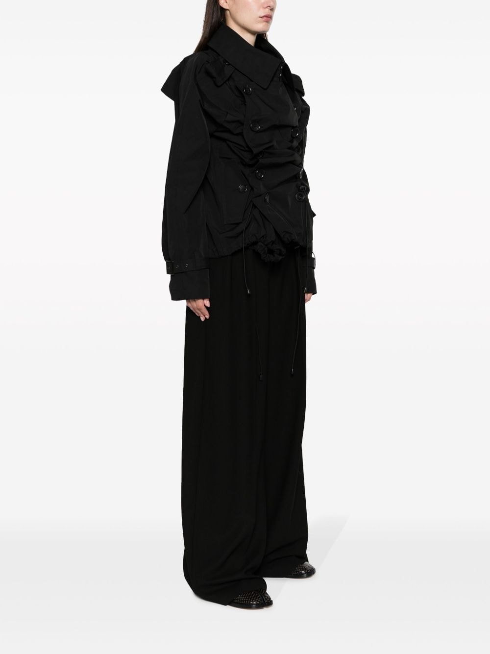 ruched padded jacket - 3